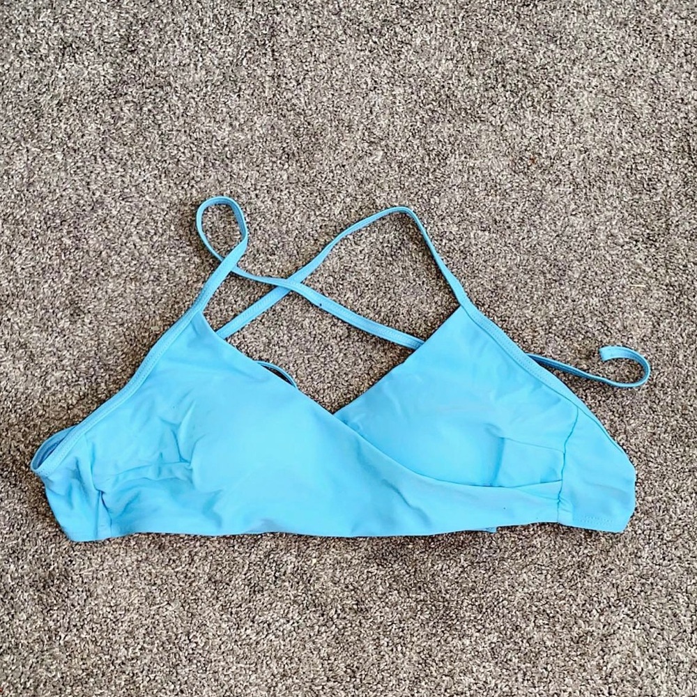 Blue Bikini Top (NWOT)